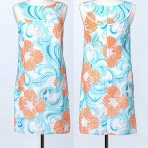 Lilly Pulitzer Do the Wave Janet Shift Dress Size Small RARE
